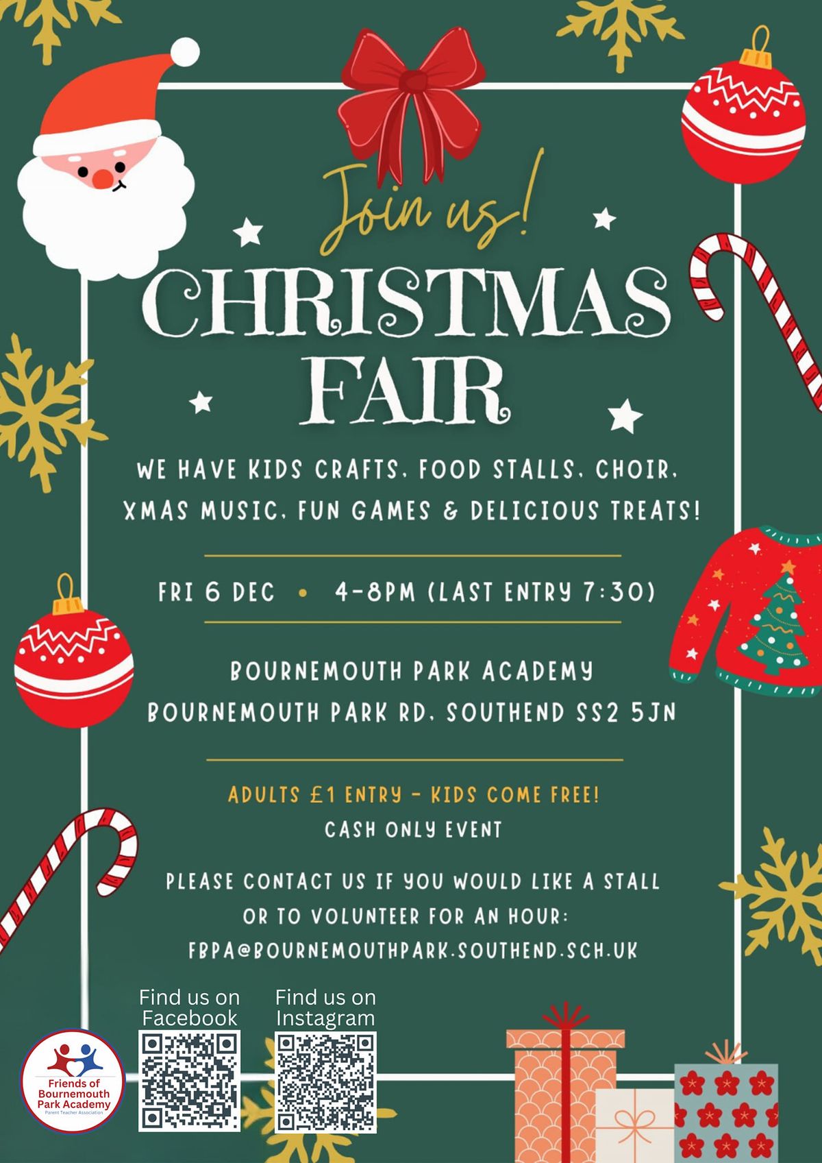 Bournemouth Park Academy Christmas Fair