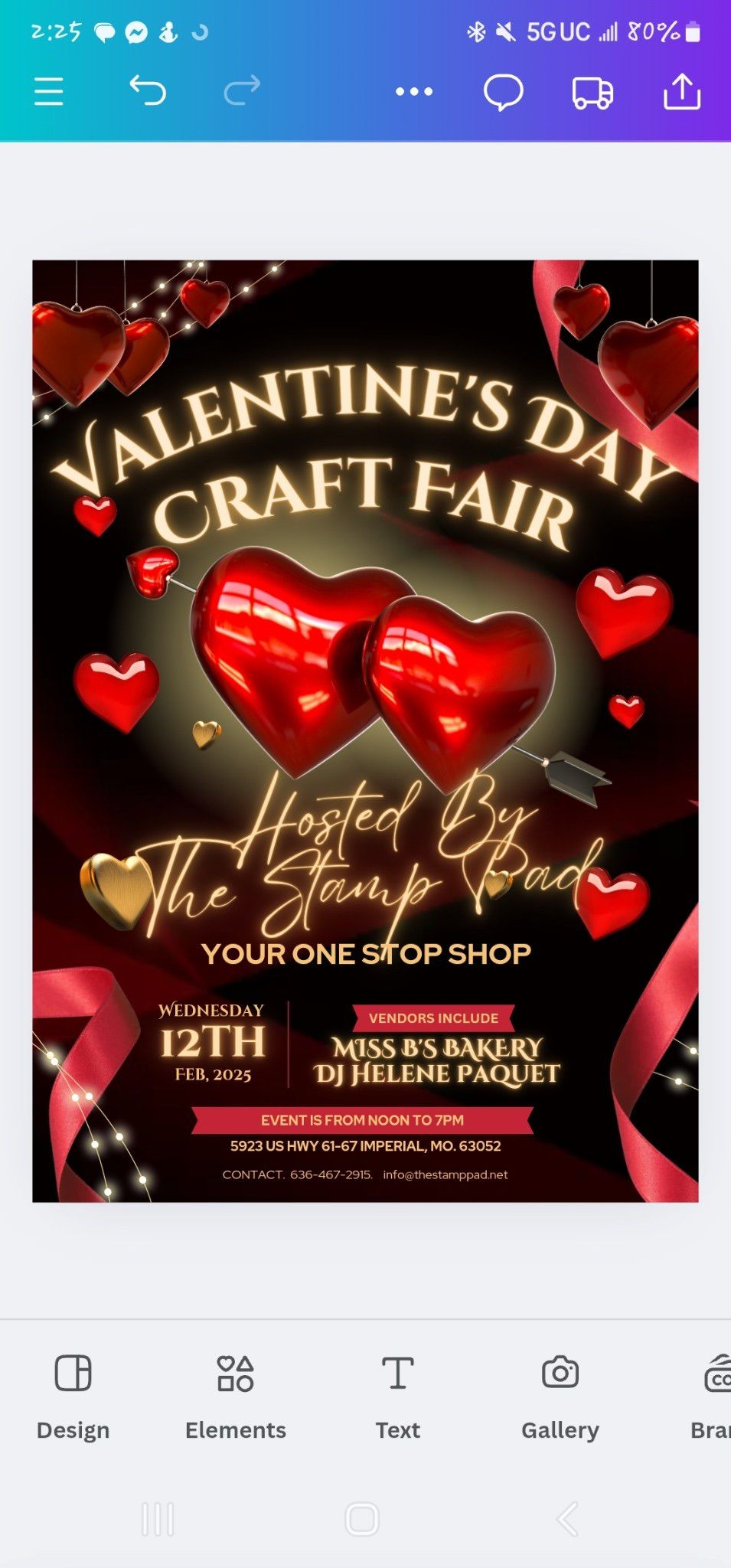 Mini Valentine Craft Fair