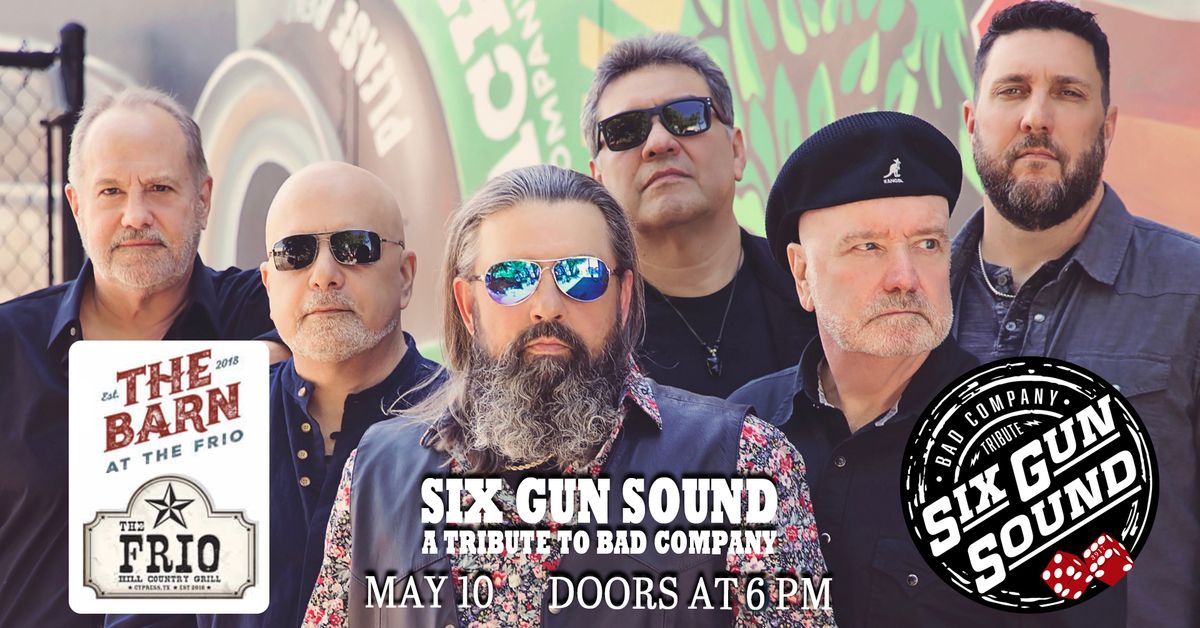 Six Gun Sound - Tribute to Bad Company live at The Barn!