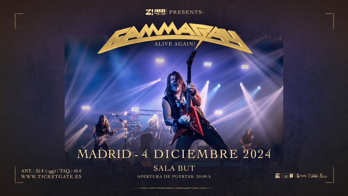 Z LIVE ON TOUR: GAMMA RAY EN MADRID