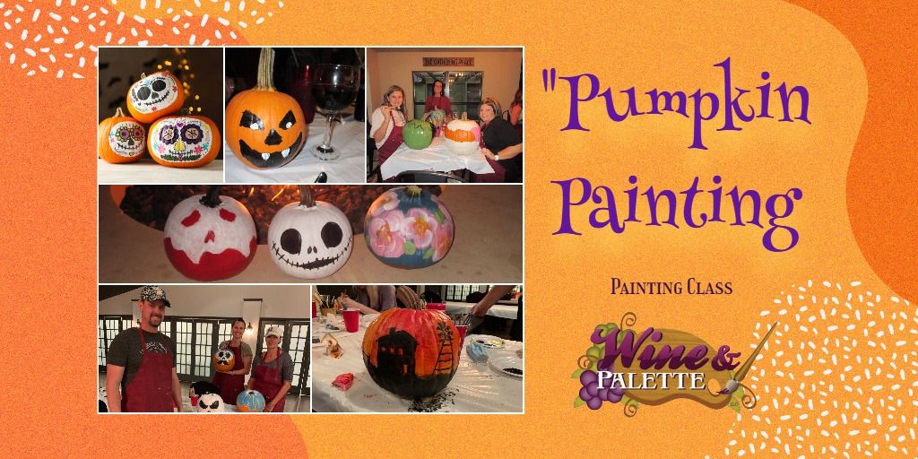 Pumpkin Painting Party at Flower Shop Winery!