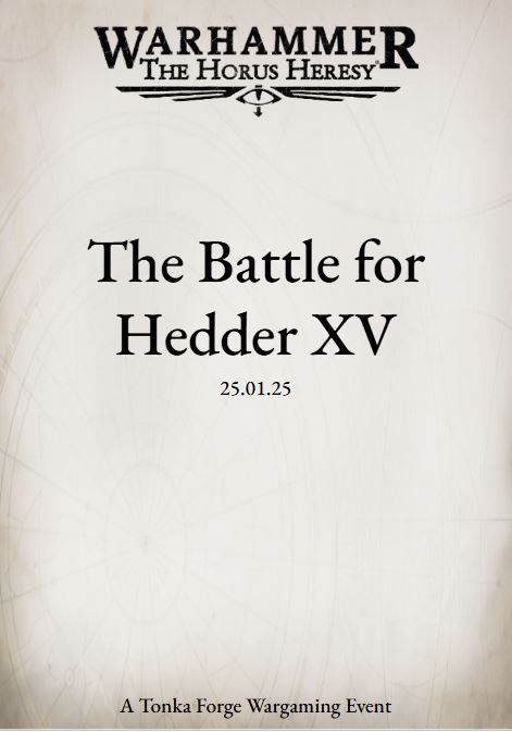 The Battle for Hedder XV