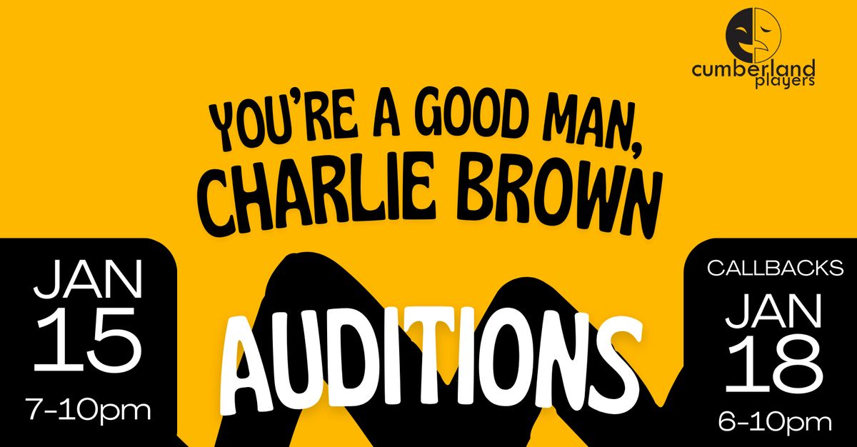 AUDITIONS: You're a Good Man, Charlie Brown