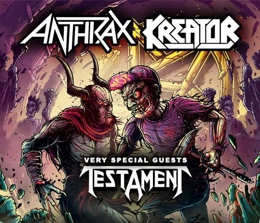 Anthrax, Kreator & Testament After Show Party