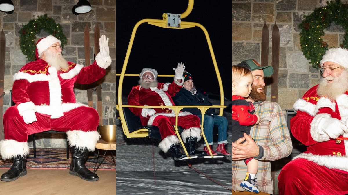 Santa at Bousquet Mountain! 