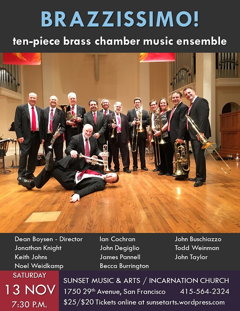 BRAZZISSIMO! A ten-piece brass chamber music ensemble