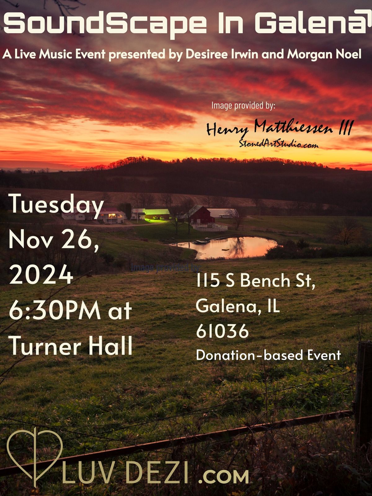 November SoundScape in Galena! 