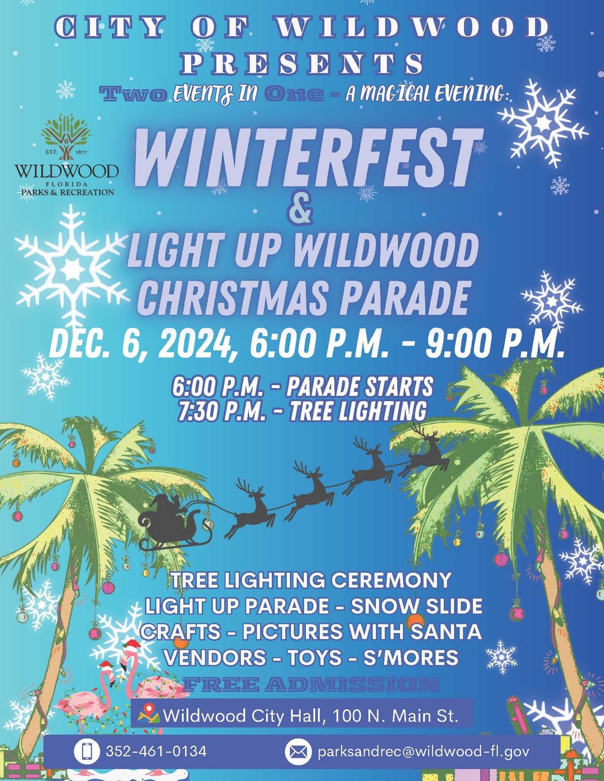 Winterfest and Light Up Wildwood Parade