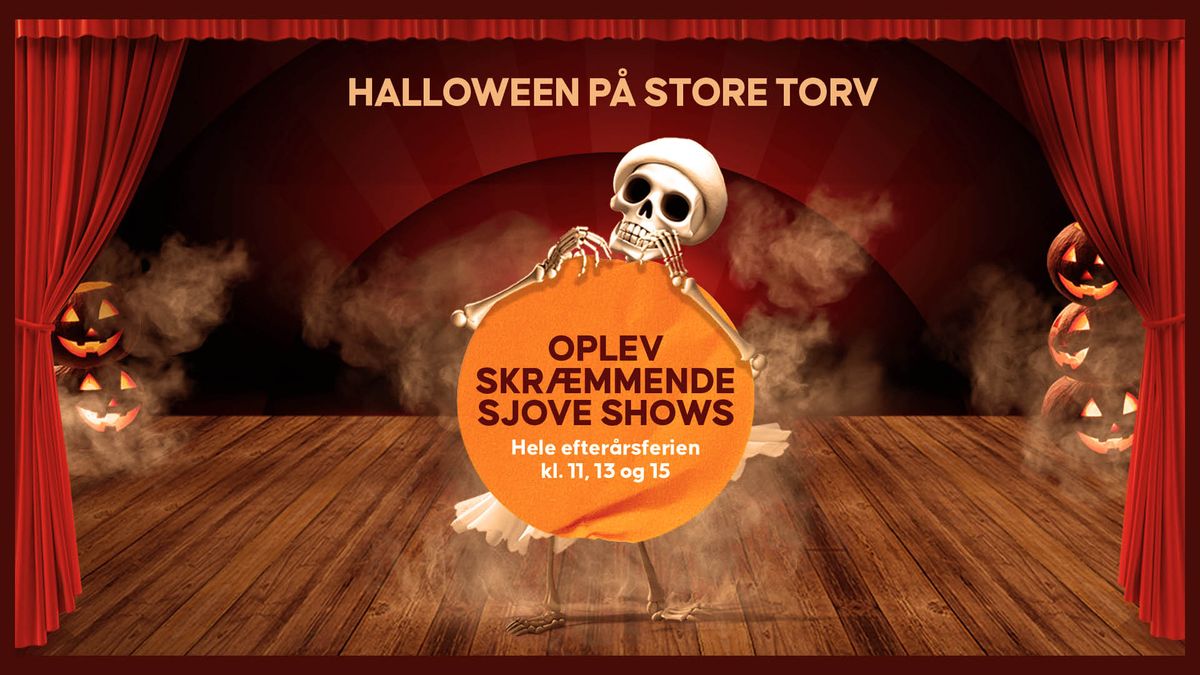 Halloween og shows i efter\u00e5rsferien