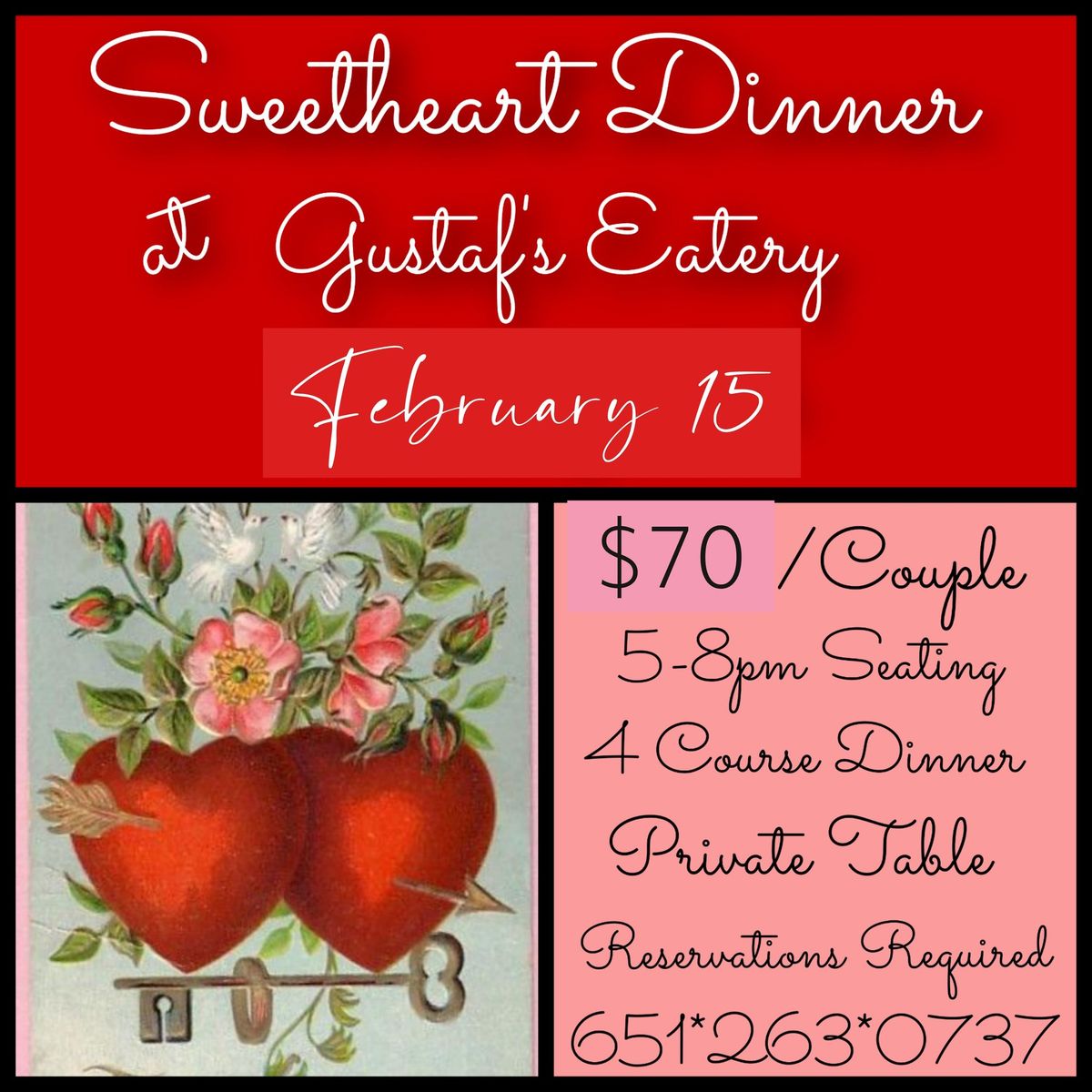 Gustaf's Sweetheart Dinner