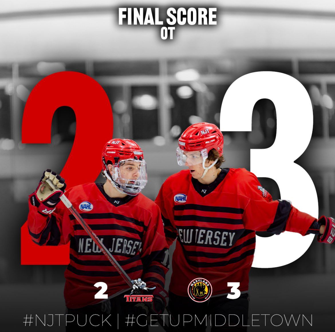 New Jersey Titans vs. Maryland Black Bears