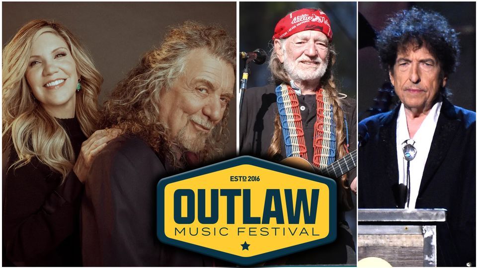 Outlaw Music Festival Willie Nelson, Bob Dylan, Robert Plant & Alison