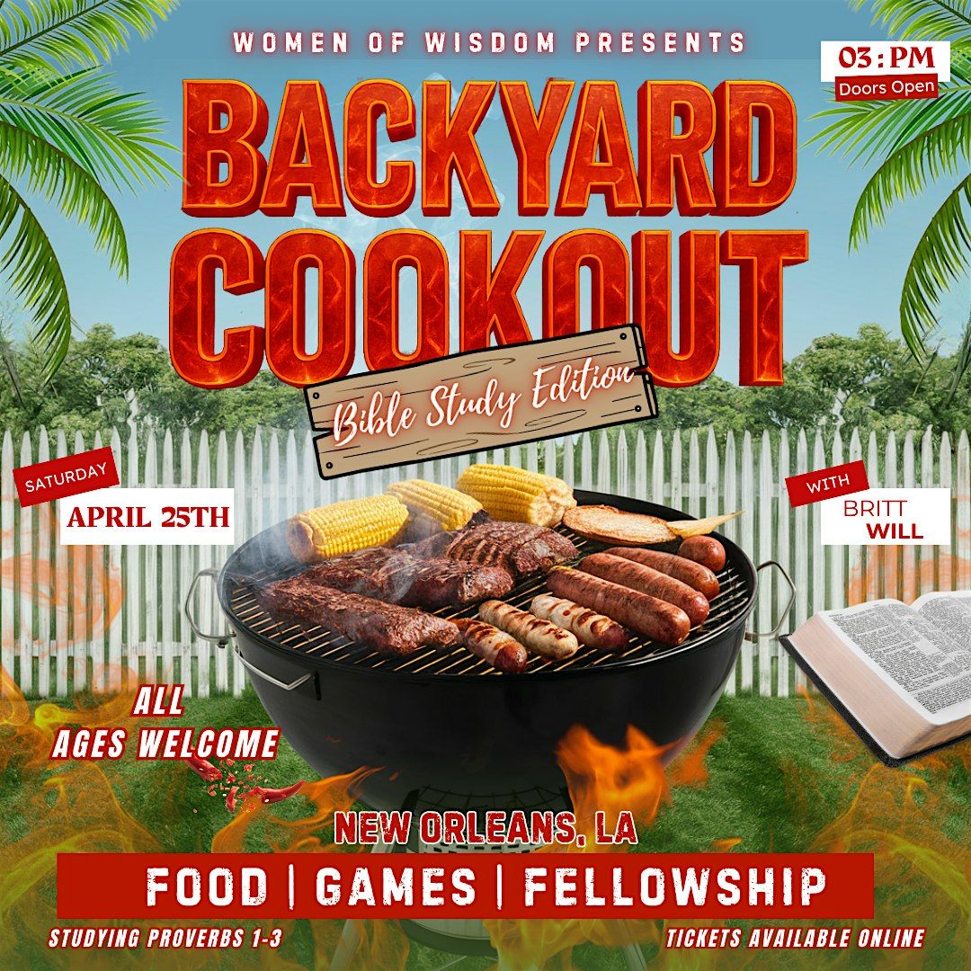 BIBLE STUDY: BBQ\/COOKOUT  EDITION