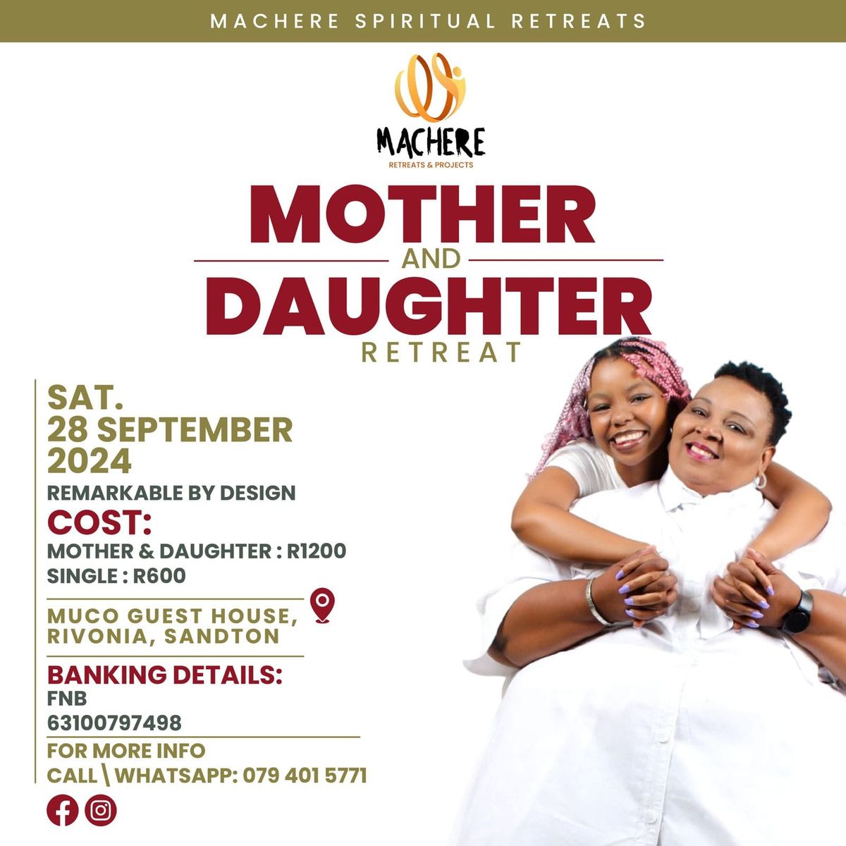 Mother and Daughter Weekend Experience