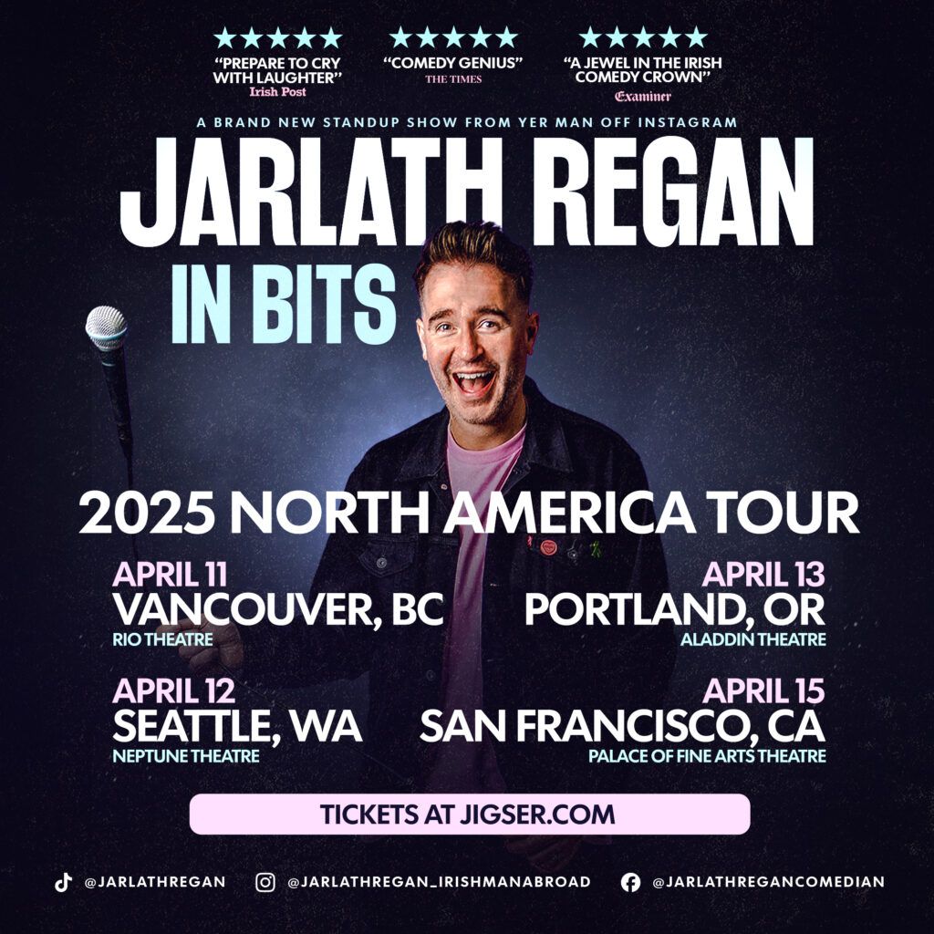 Jarlath Regan at Aladdin Theater