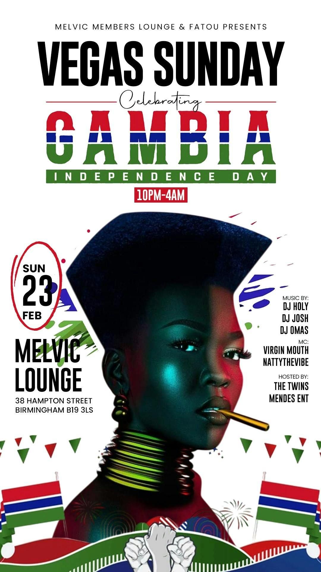 VEGAS SUNDAY GAMBIA INDIPENDENCE EDITION