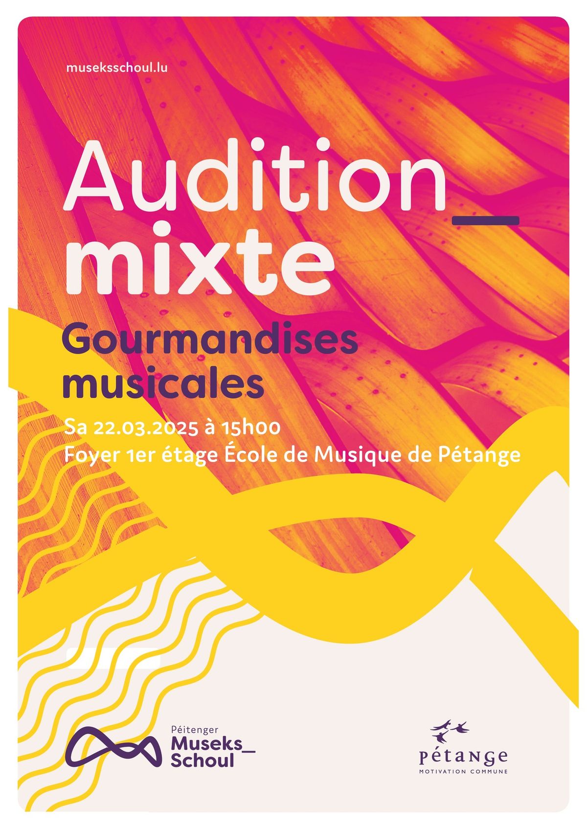 Audition mixte - Gourmandises musicales