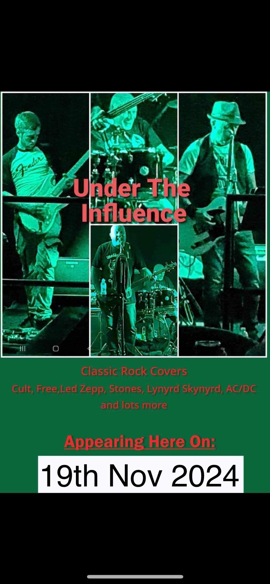 Under the Influence LIVE