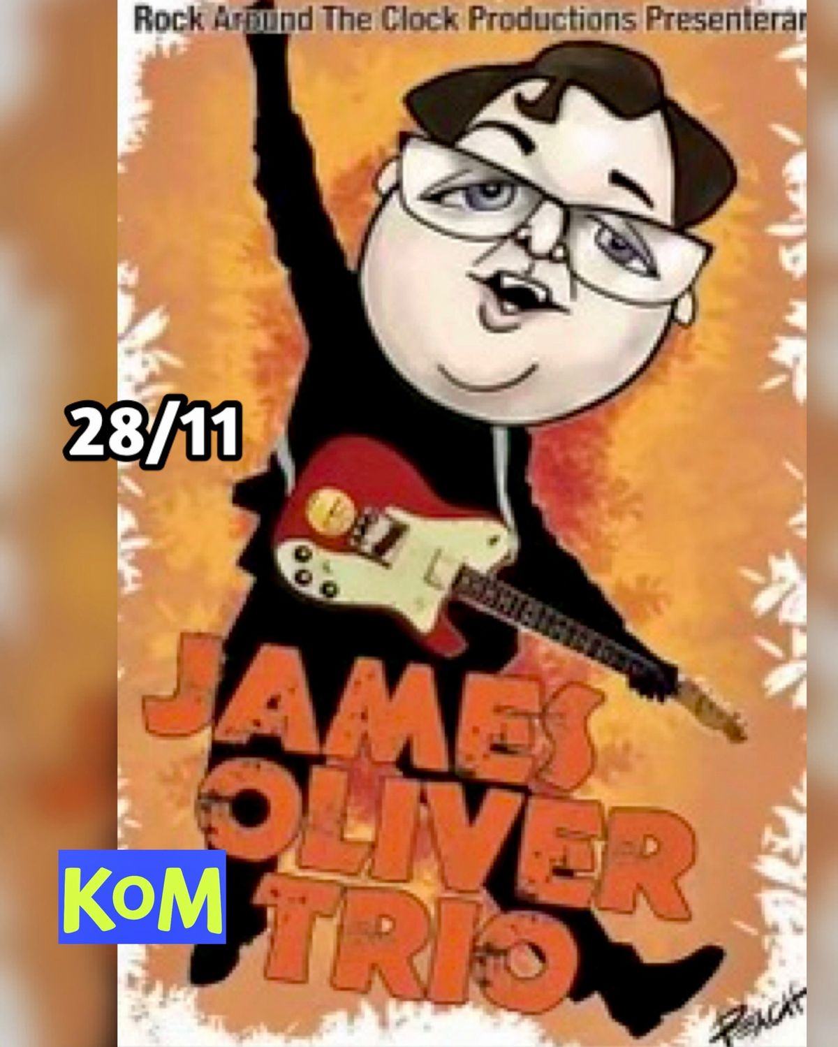 James Oliver Trio p\u00e5 KoM