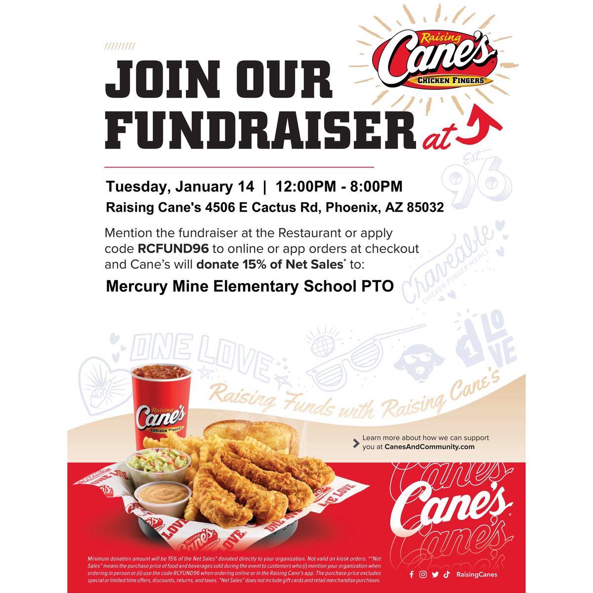 Family Dine out at Raising Cane\u2019s Chicken Fingers 