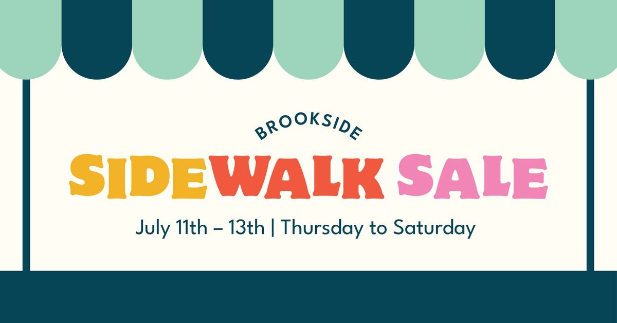 Brookside Sidewalk Sale