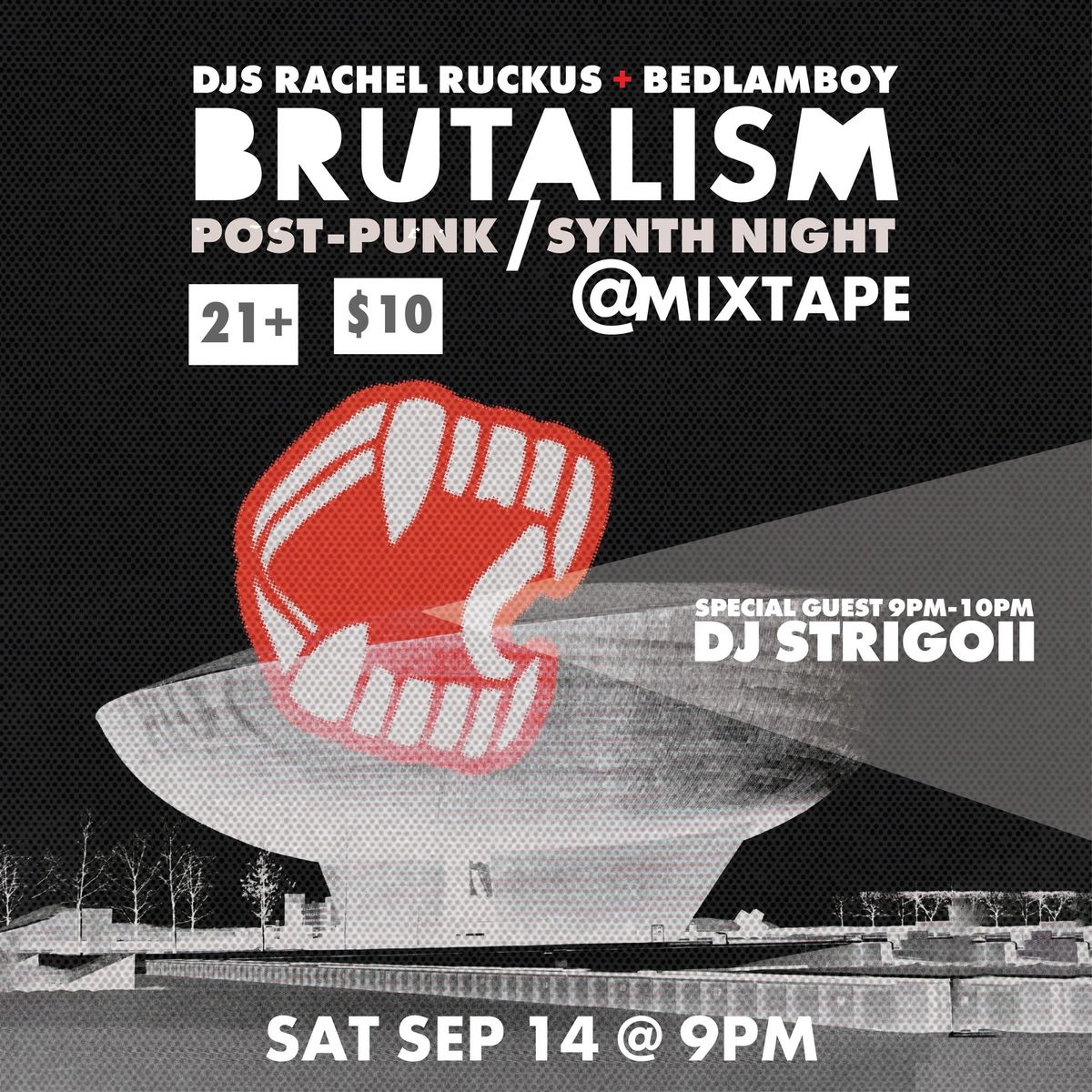 Brutalism Post Punk Synth Night 