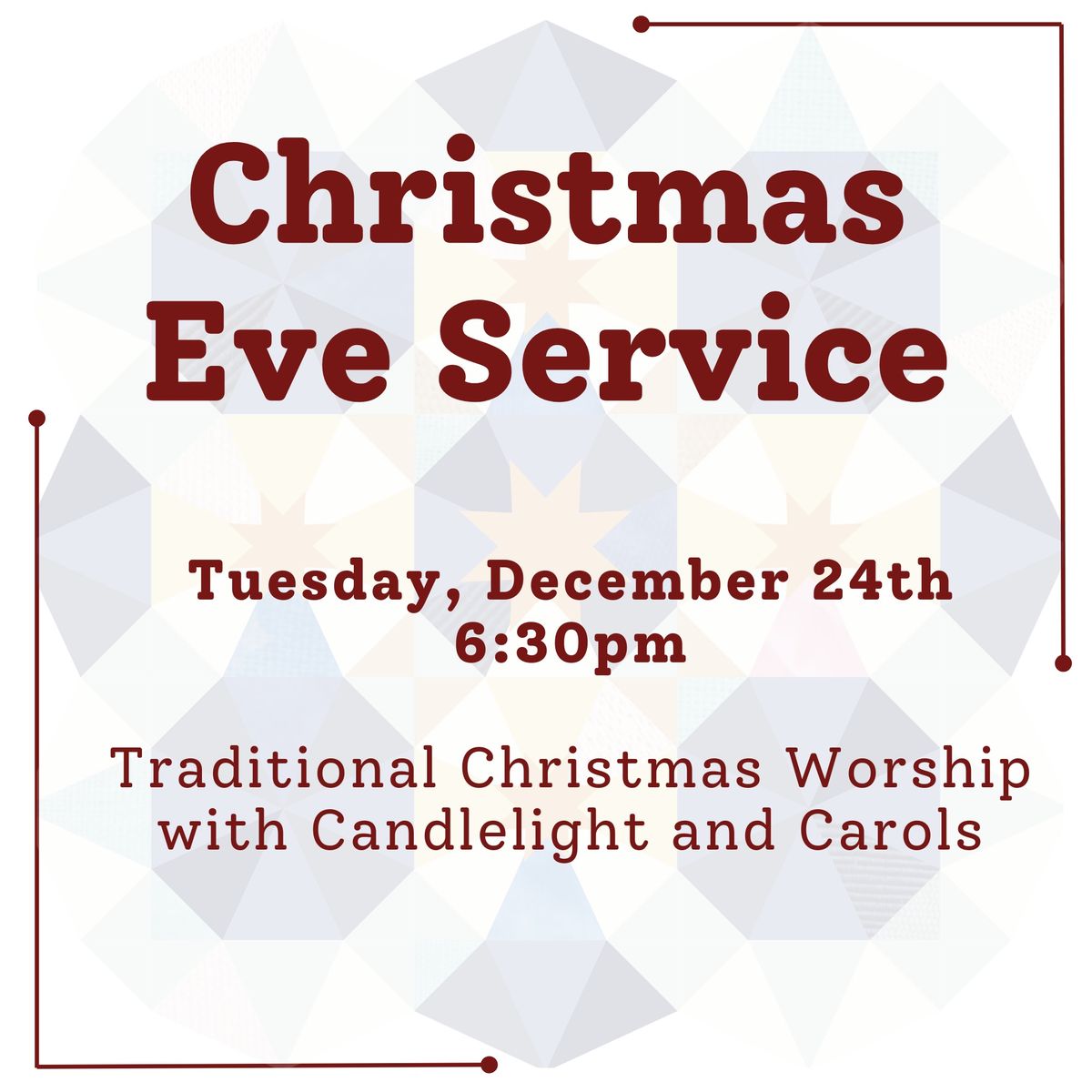 Christmas Eve Service