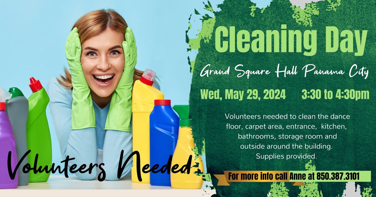 Volunteers Needed at Cleaning Day