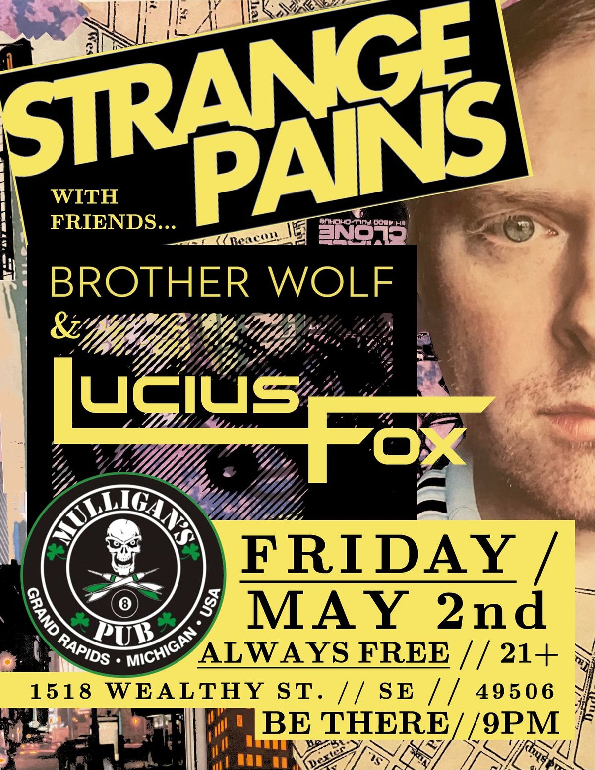 Lucius Fox \/ Strange Pains \/ Brother Wolf 