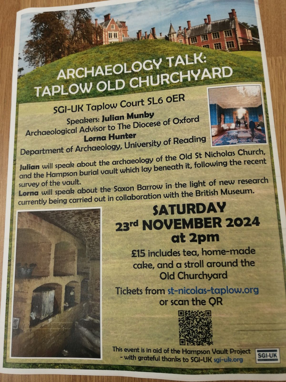 Archeology talk