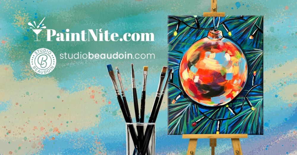 Paint Nite: Colourful Christmas Ornament