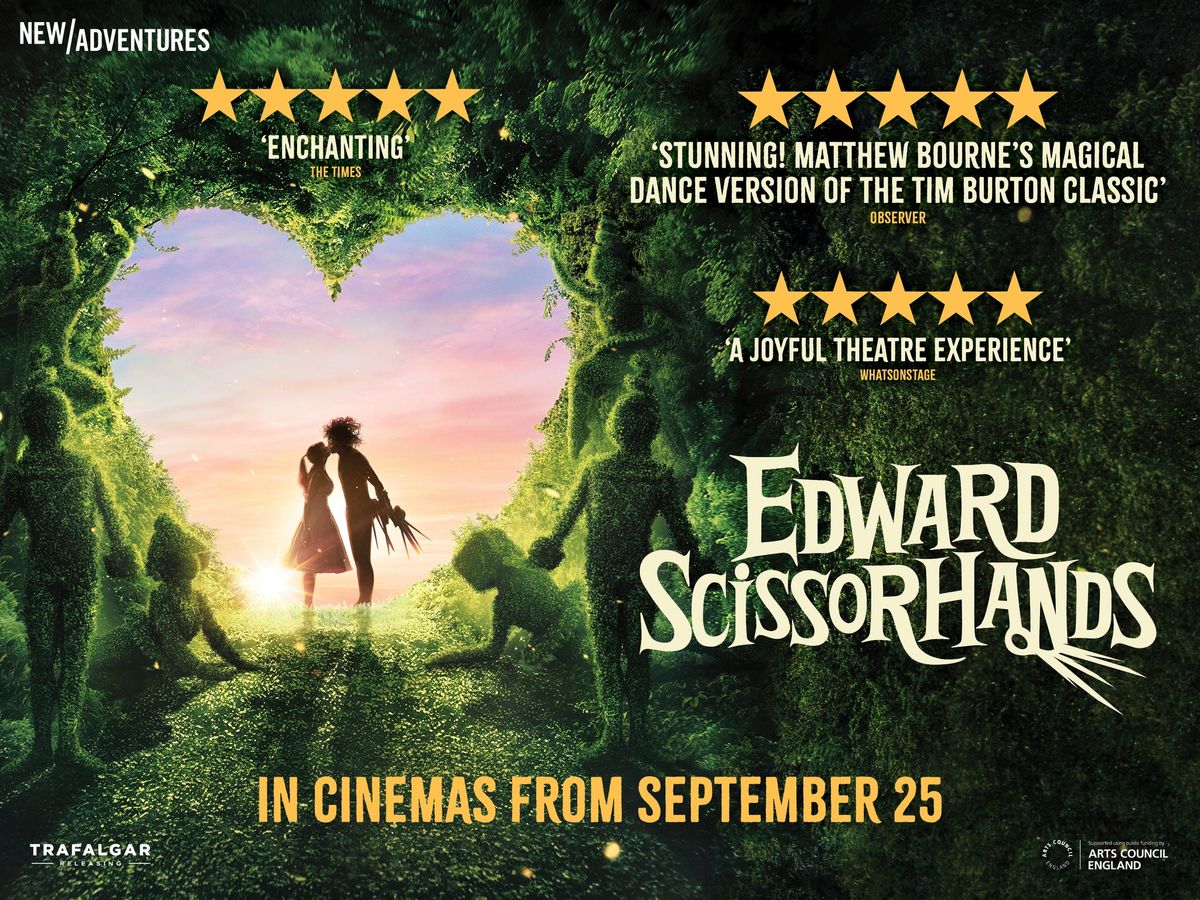 EDWARD SCISSORHANDS: Matthew Bourne\u2019s dance version of Tim Burton\u2019s classic @English Cinema HAydn