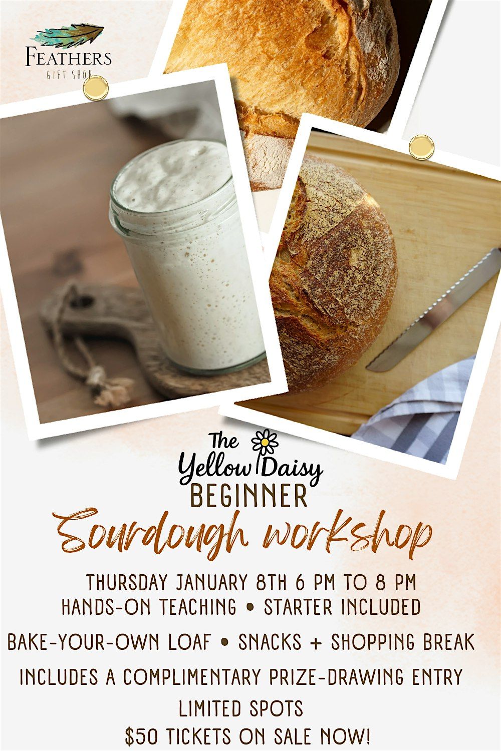 Sourdough and Sip workshop
