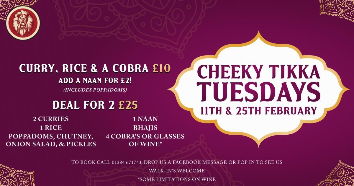 Cheeky Tikka Tuesday