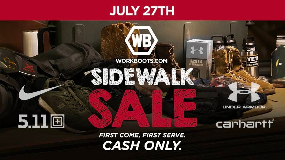 WorkBoots Sidewalk Sale