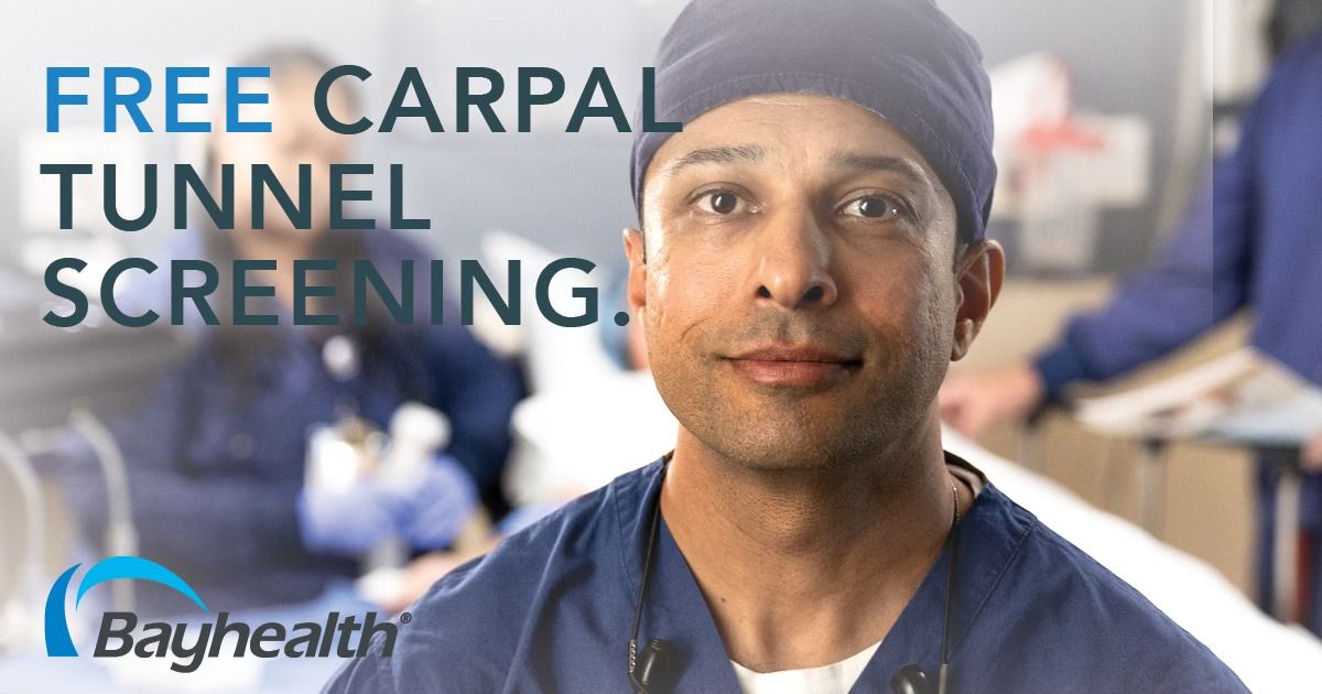 Free Carpal Tunnel Screening