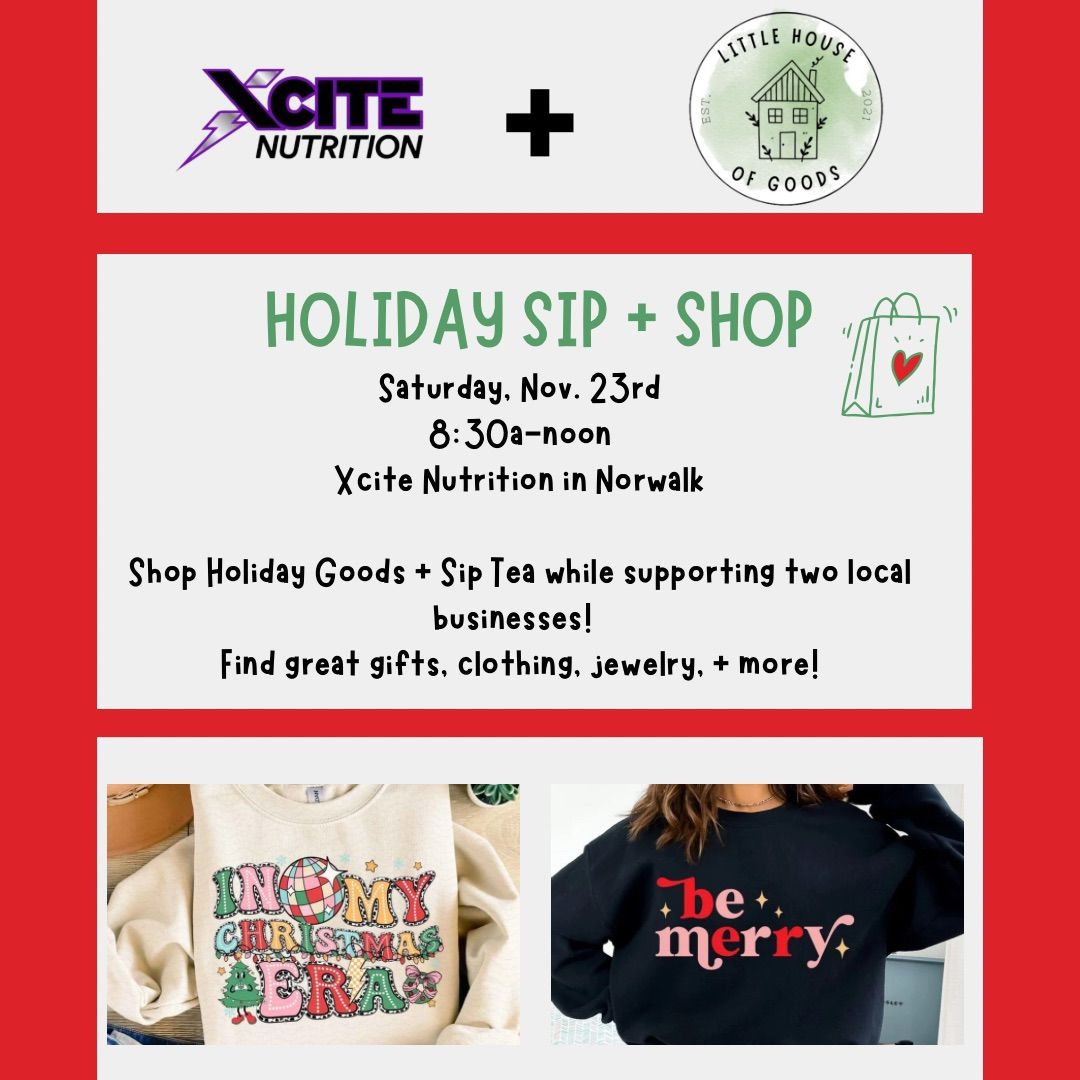 Holiday Sip + Shop