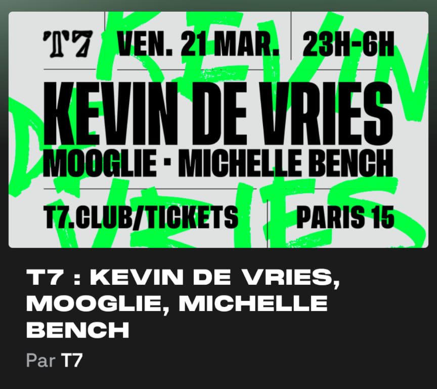 Kevin de Vries T7 Paris