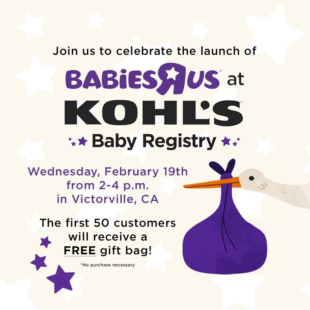 Babies \u201cR\u201d Us at Kohl's Baby Registry Celebration