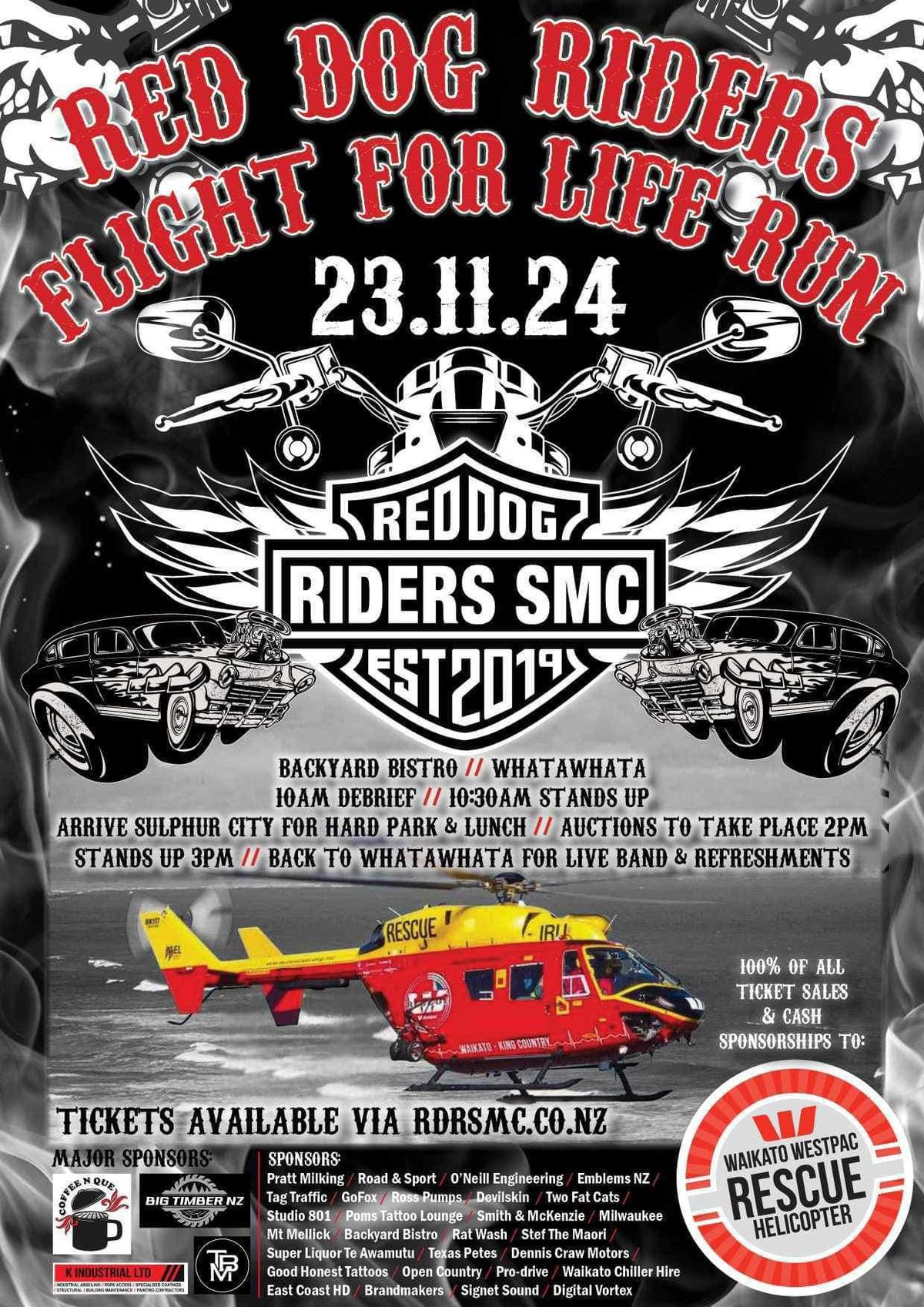 Red Dog Riders Flight For Life Run