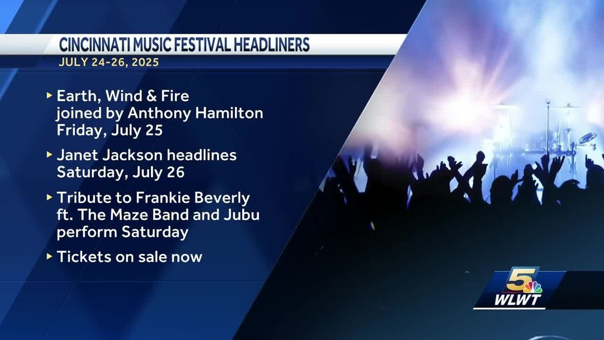 Cincinnati Music Festival: Earth  Wind and Fire & Janet Jackson - 2 Day Pass