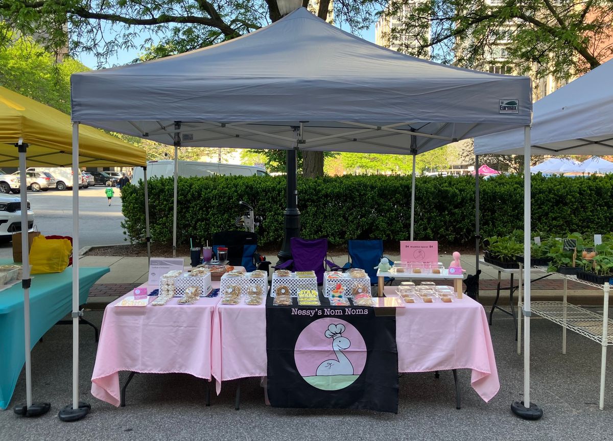 Nessy\u2019s Nom Noms at the YLNI farmers market 