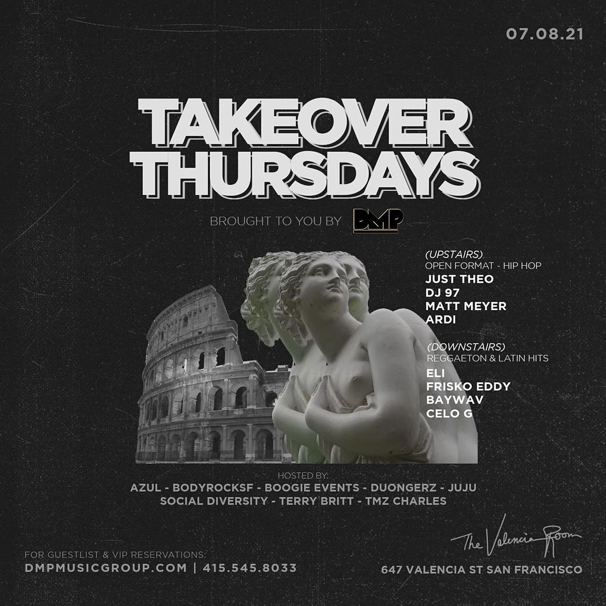 Takeover Thursdays @ The Valencia Room - 08\/05\/2021