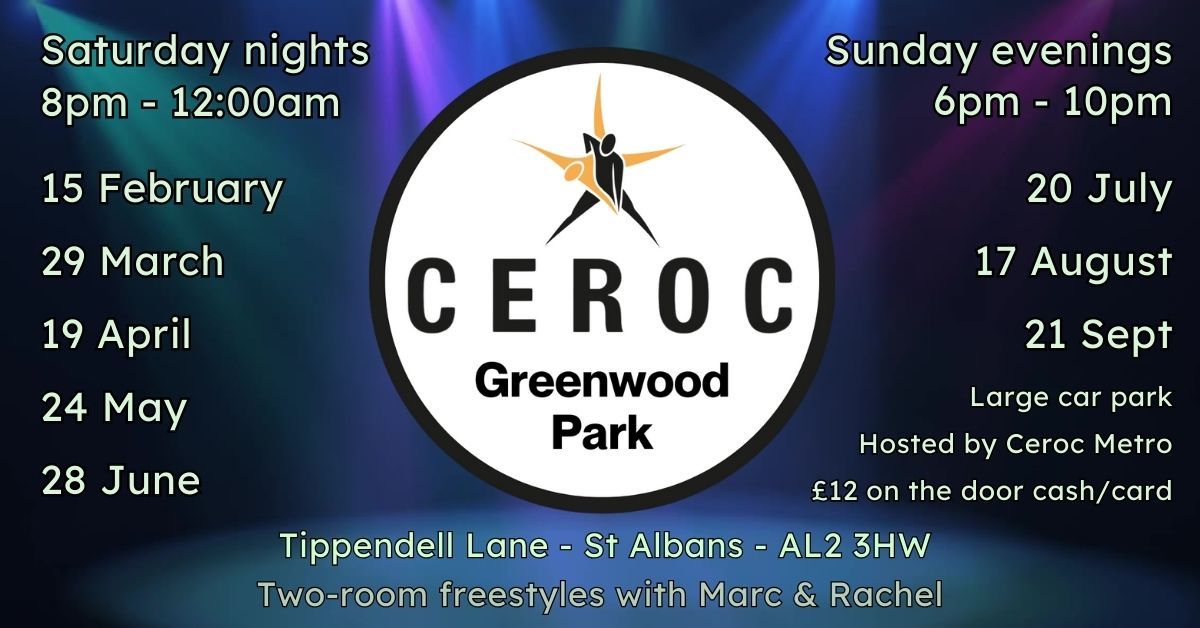 Greenwood Park on Saturday 28 June