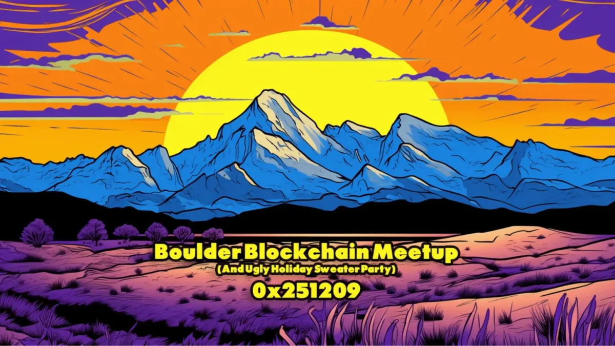 Ugly Holiday Sweater Party \ud83c\udf89 And December Boulder Blockchain Meetup
