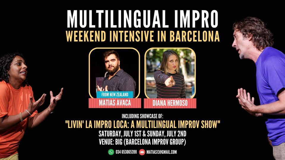 Multilingual Impro - Weekend Intensive in Barcelona