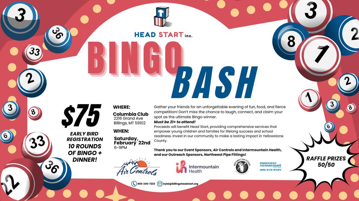 Head Start Inc. Bingo Bash 2025