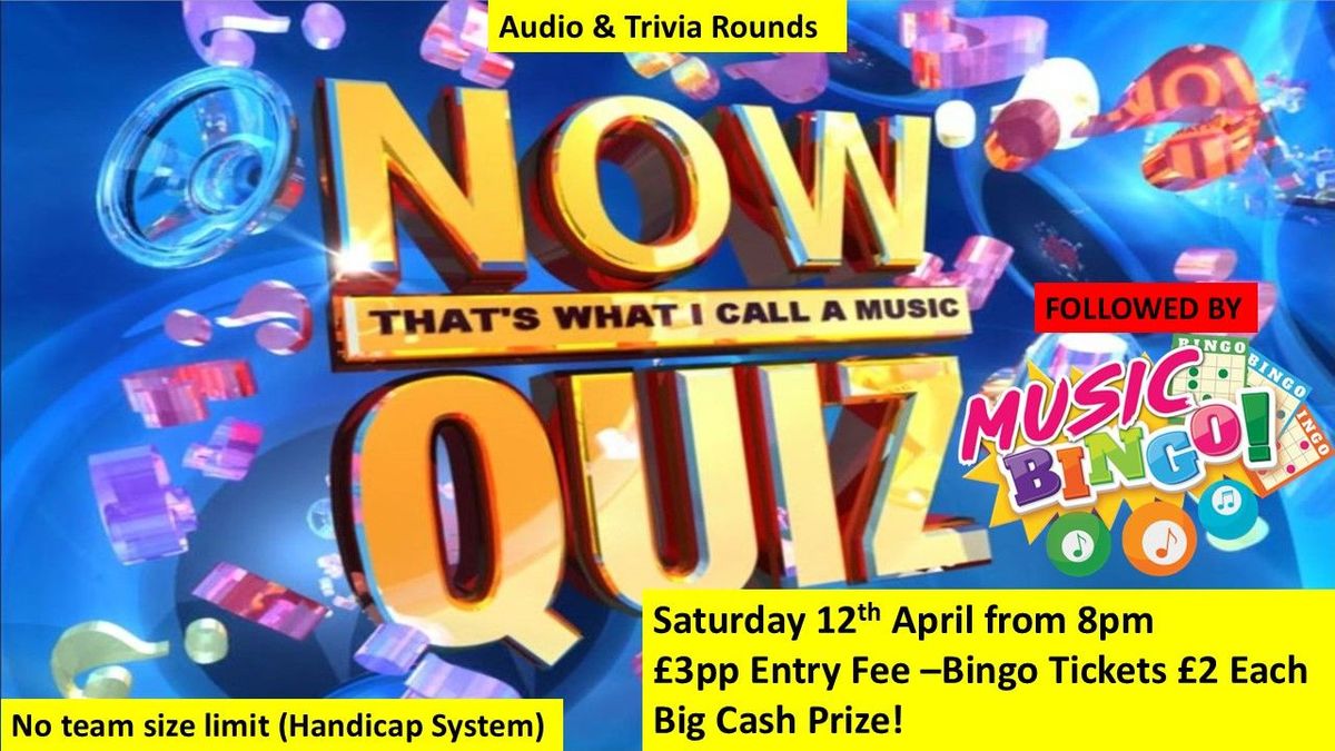 Big Music Quiz Feat. Music Bingo @ The New Inn