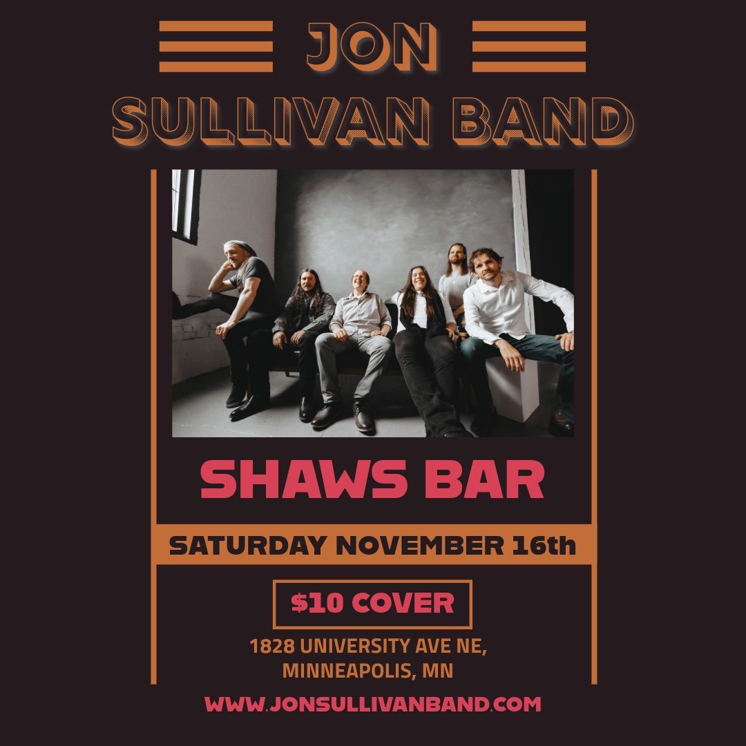 Jon Sullivan Band at Shaws Bar