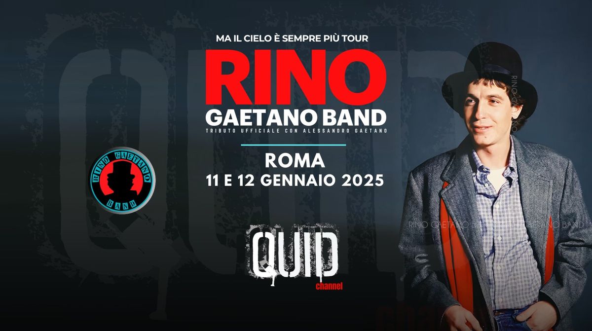 RINO GAETANO BAND \u2022 QUID \u2022 Roma